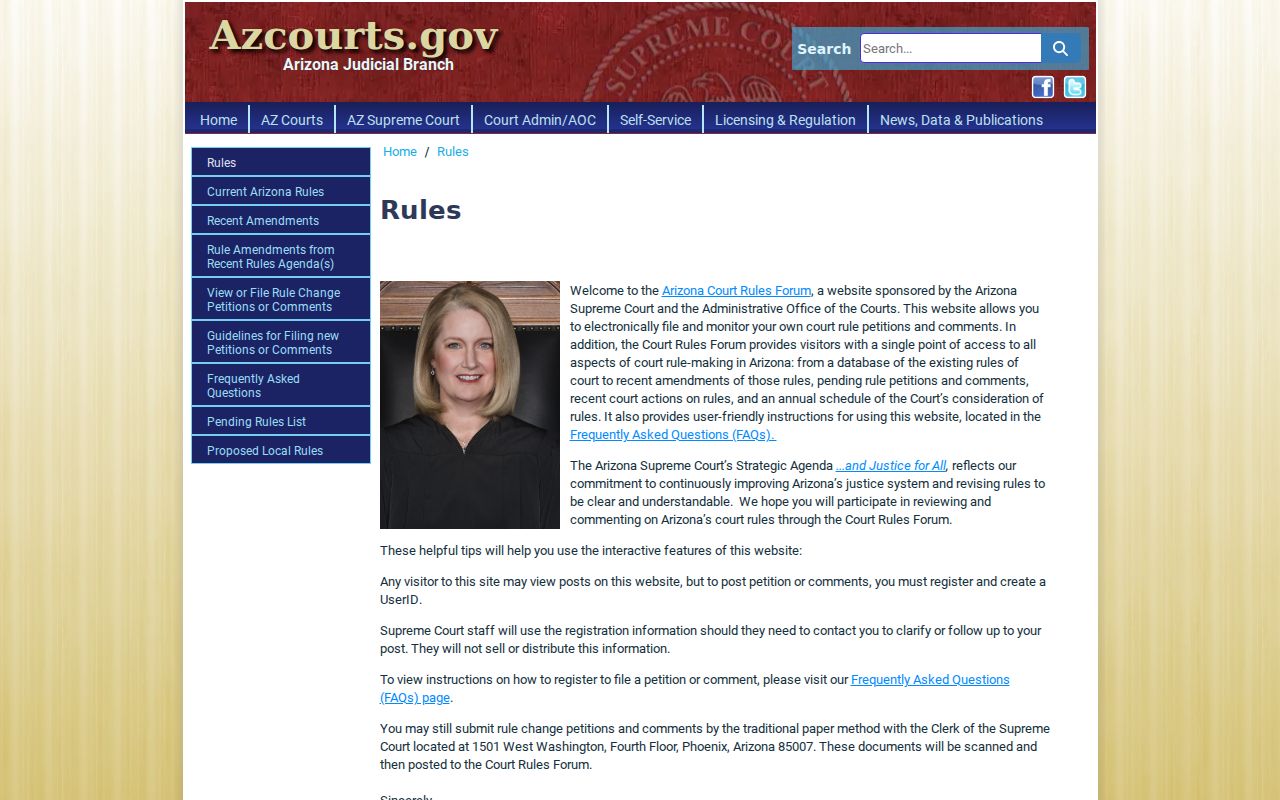 Coconino County traffic court Arizona rules